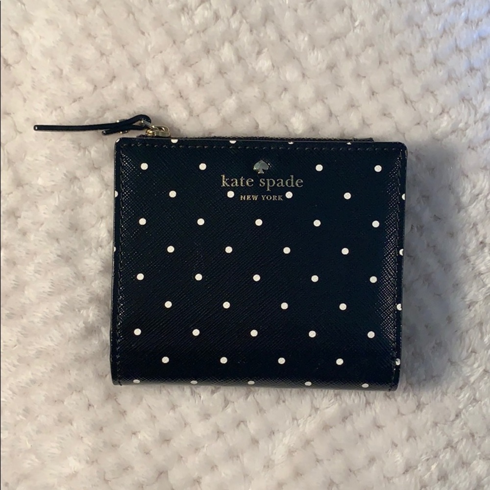 Kate Spade small polka dot wallet